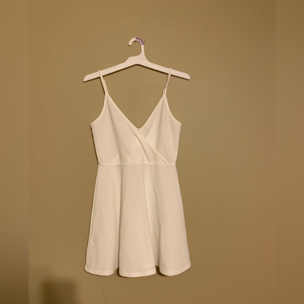 White skater dress NWOT!!